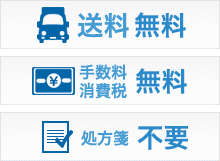 送料・手数料・消費税無料 / 処方箋不要